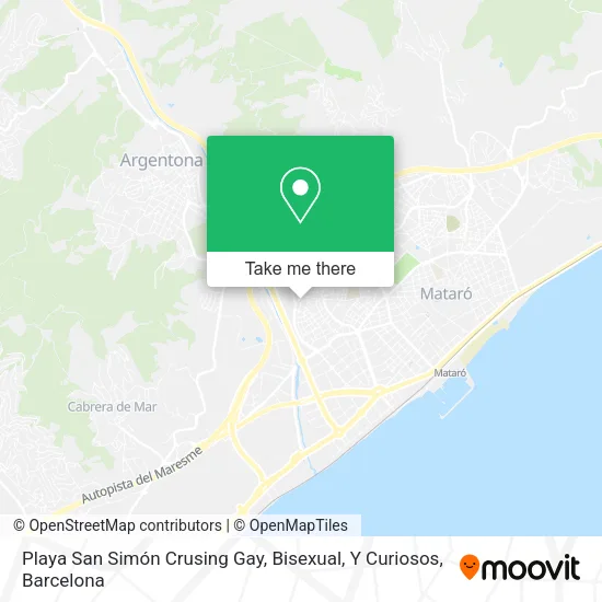 Playa San Simón Crusing Gay, Bisexual, Y Curiosos map
