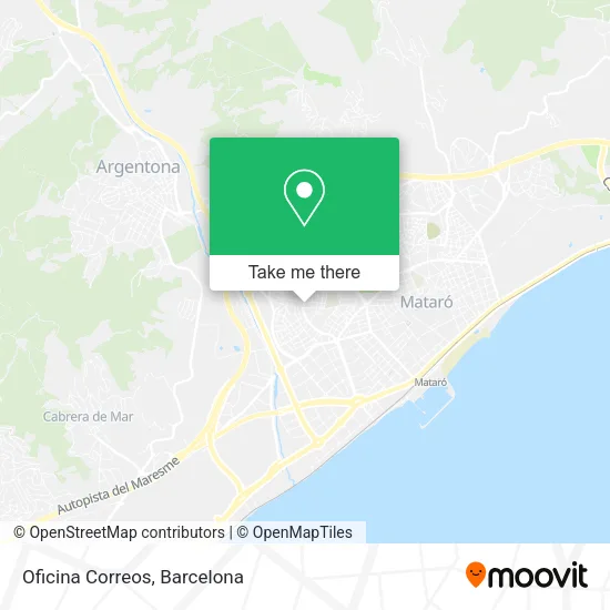 Oficina Correos map