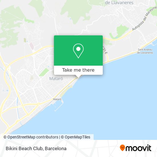 Bikini Beach Club map
