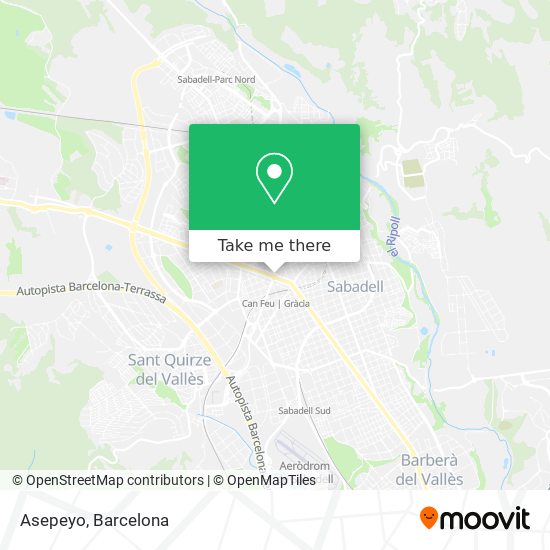 Asepeyo map