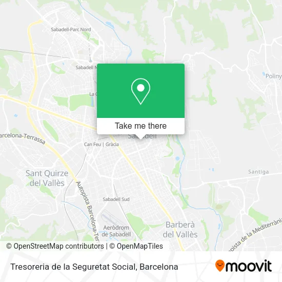 mapa Tresoreria de la Seguretat Social