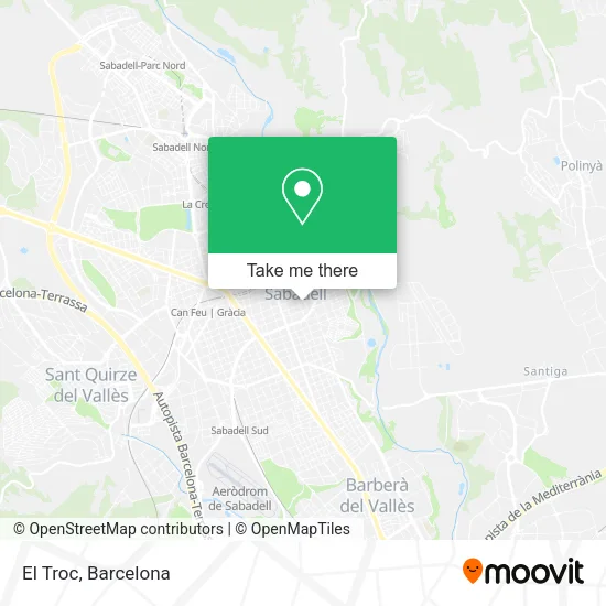 mapa El Troc