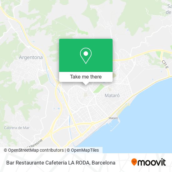 Bar Restaurante Cafetería LA RODA map