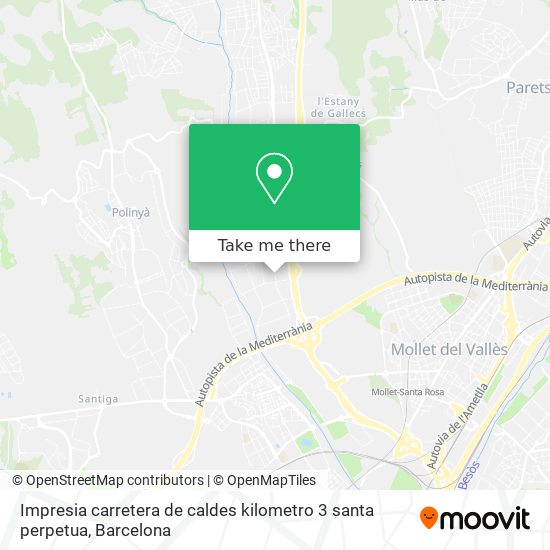 Impresia carretera de caldes kilometro 3 santa perpetua map