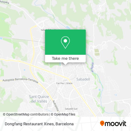 Dongfang Restaurant Xines map