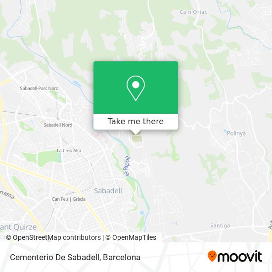 Cementerio De Sabadell map