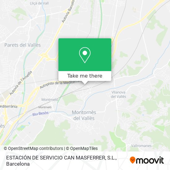 ESTACIÓN DE SERVICIO CAN MASFERRER, S.L. map