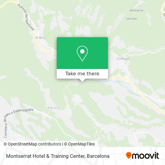 Montserrat Hotel & Training Center map