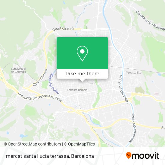 mercat santa llucia terrassa map