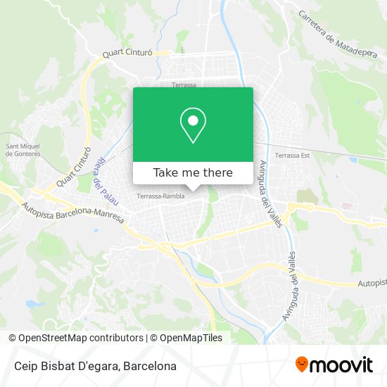 Ceip Bisbat D'egara map