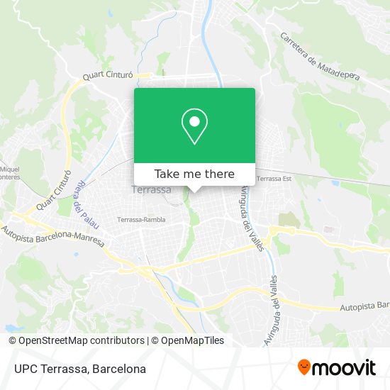 UPC Terrassa map