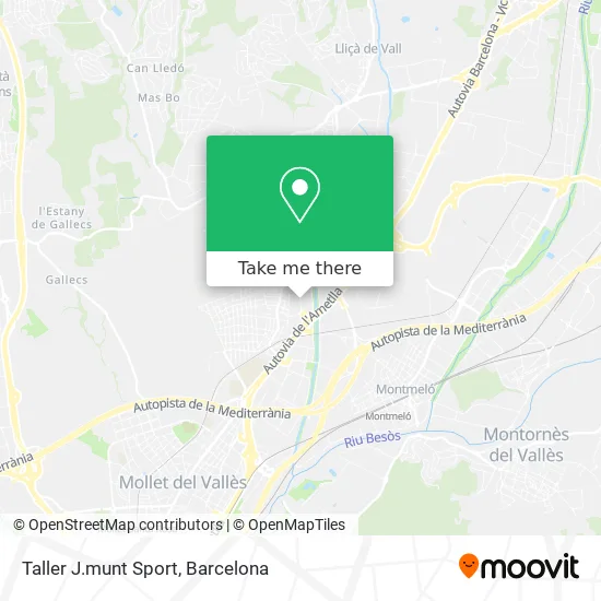 Taller J.munt Sport map