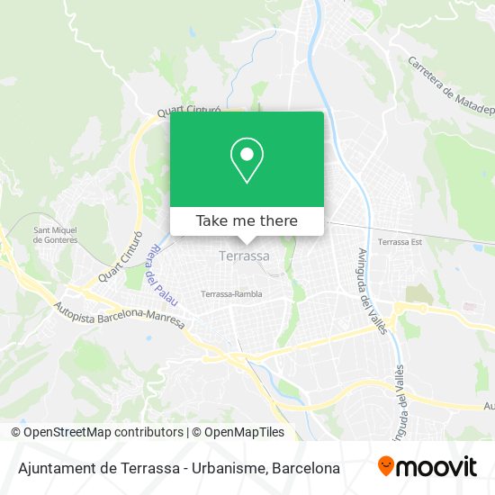 mapa Ajuntament de Terrassa - Urbanisme