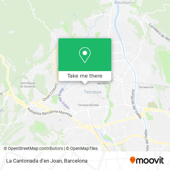 La Cantonada d'en Joan map
