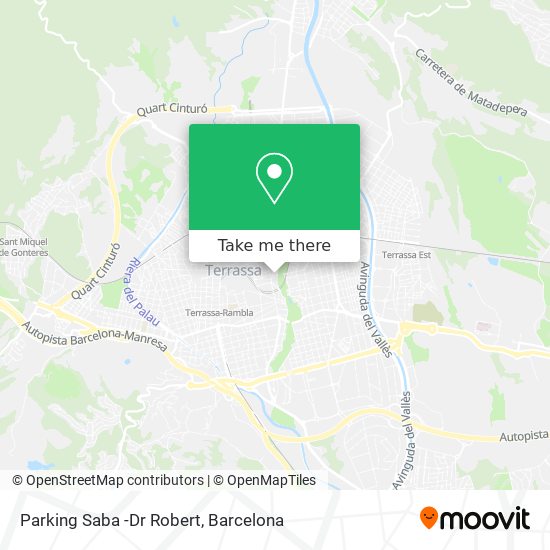 Parking Saba -Dr Robert map
