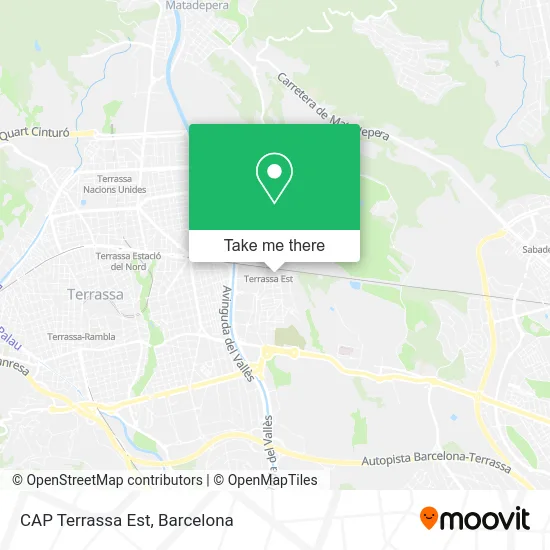 CAP Terrassa Est map