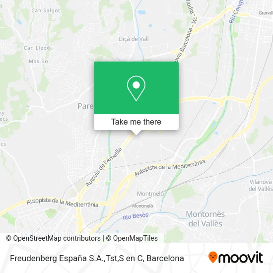 Freudenberg España S.A.,Tst,S en C map