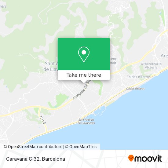 How to get to Caravana C 32 in Sant Andreu De Llavaneres by Bus or