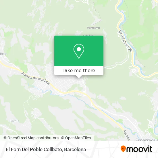 El Forn Del Poble Collbató map