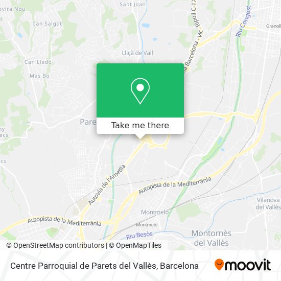 Centre Parroquial de Parets del Vallès map