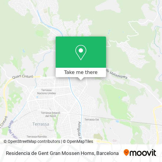 Residencia de Gent Gran Mossen Homs map