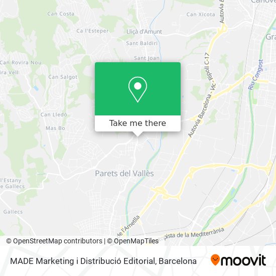 MADE Marketing i Distribució Editorial map
