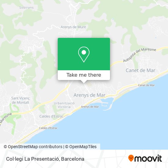 Col·legi La Presentació map