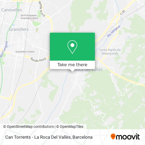 Can Torrents - La Roca Del Vallès map