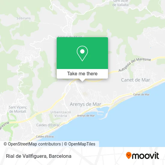 Rial de Vallfiguera map