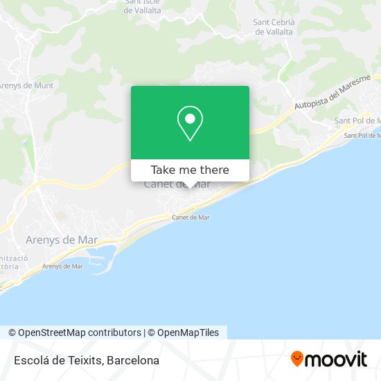 Escolá de Teixits map