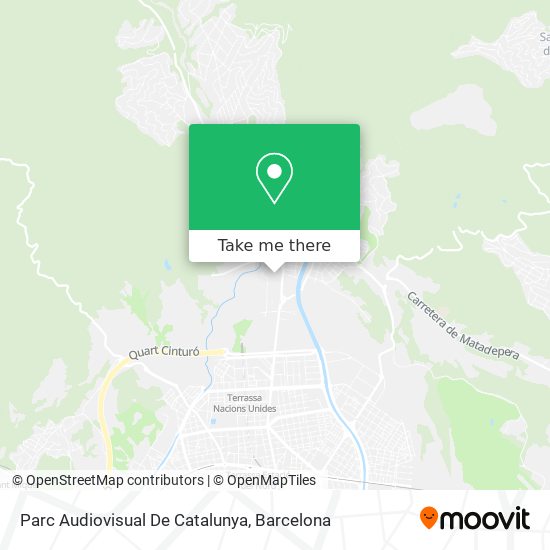 Parc Audiovisual De Catalunya map