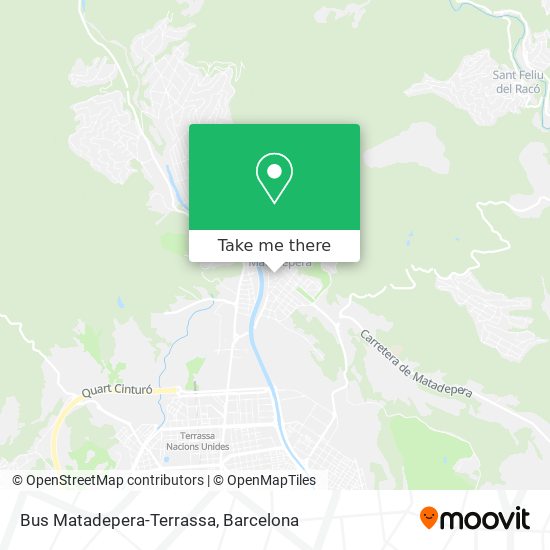 Bus Matadepera-Terrassa map