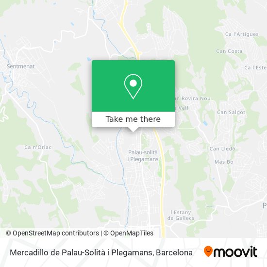 Mercadillo de Palau-Solità i Plegamans map