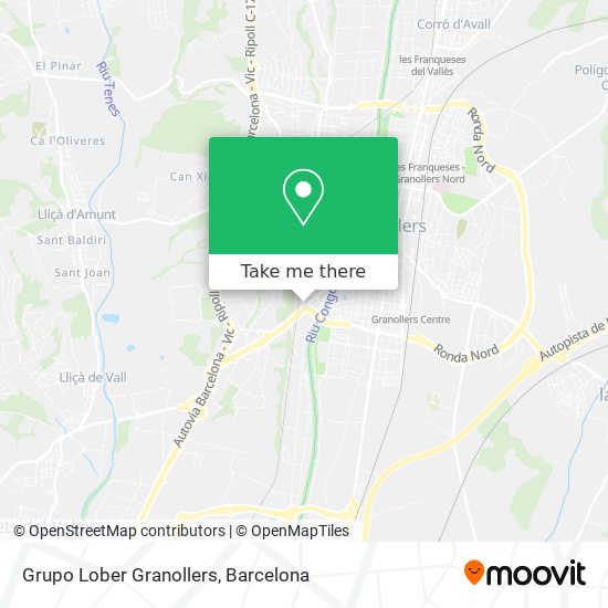 Grupo Lober Granollers map