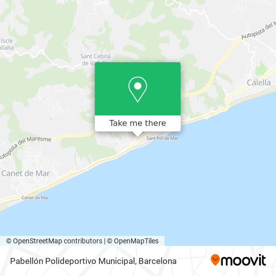 Pabellón Polideportivo Municipal map