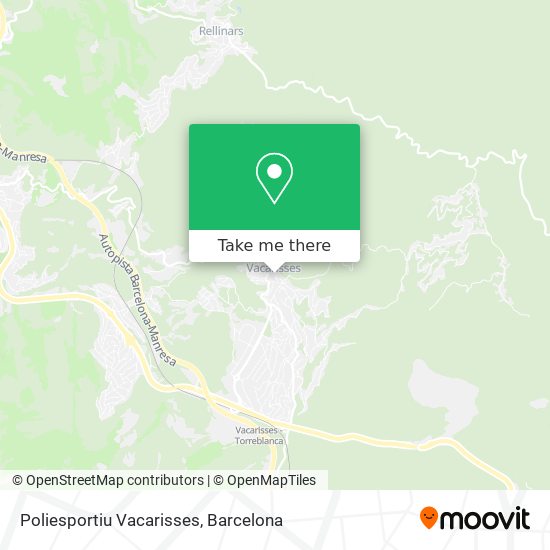 Poliesportiu Vacarisses map