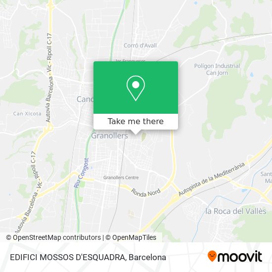 EDIFICI MOSSOS D'ESQUADRA map