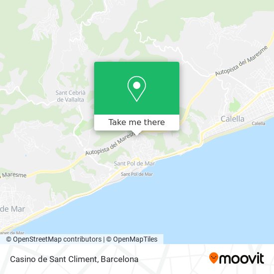 Casino de Sant Climent map