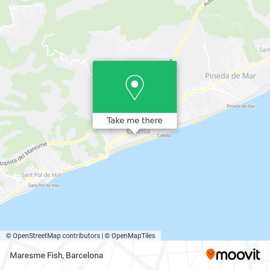 Maresme Fish map