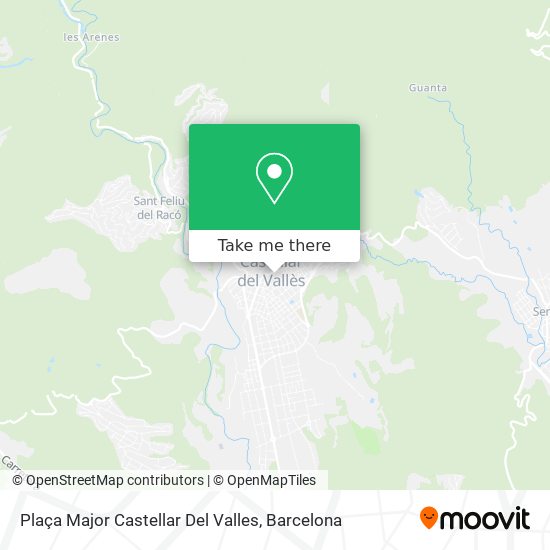 Plaça Major Castellar Del Valles map