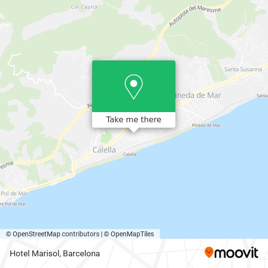 Hotel Marisol map