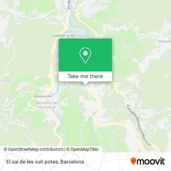El xai de les  vuit potes map