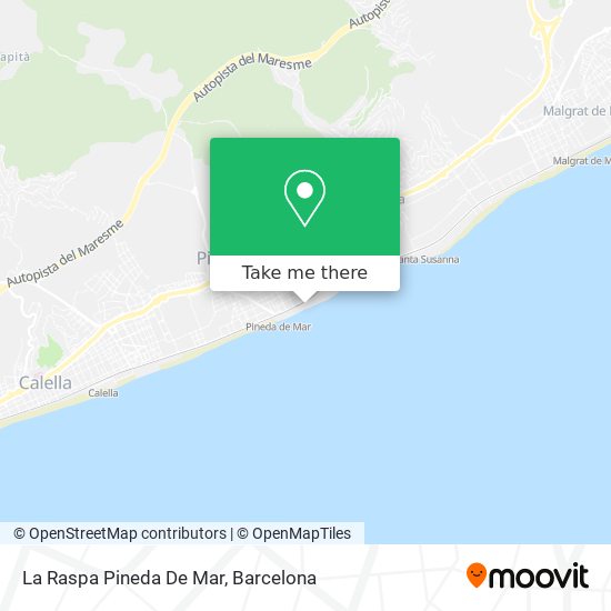 La Raspa Pineda De Mar map