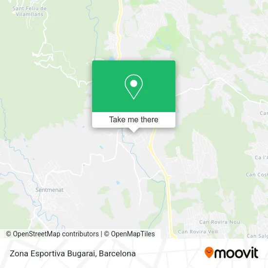 Zona Esportiva Bugarai map