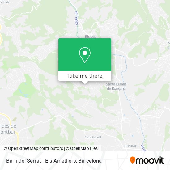 Barri del Serrat - Els Ametllers map