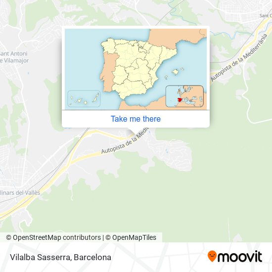 Vilalba Sasserra map