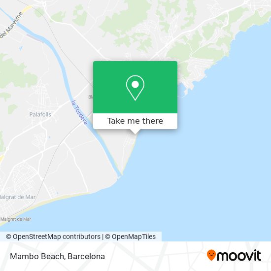 Mambo Beach map