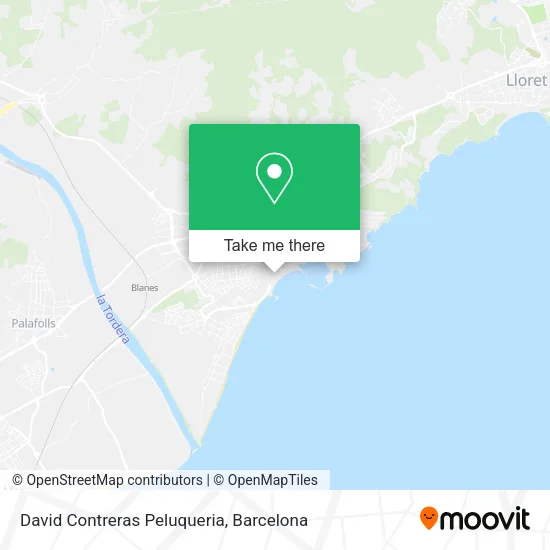 mapa David Contreras Peluqueria