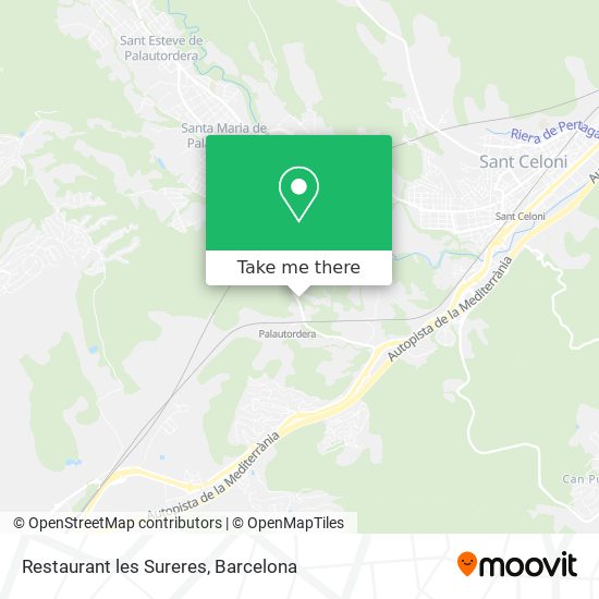 Restaurant les Sureres map