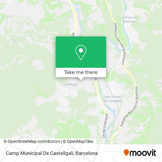 Camp Municipal De Castellgali map